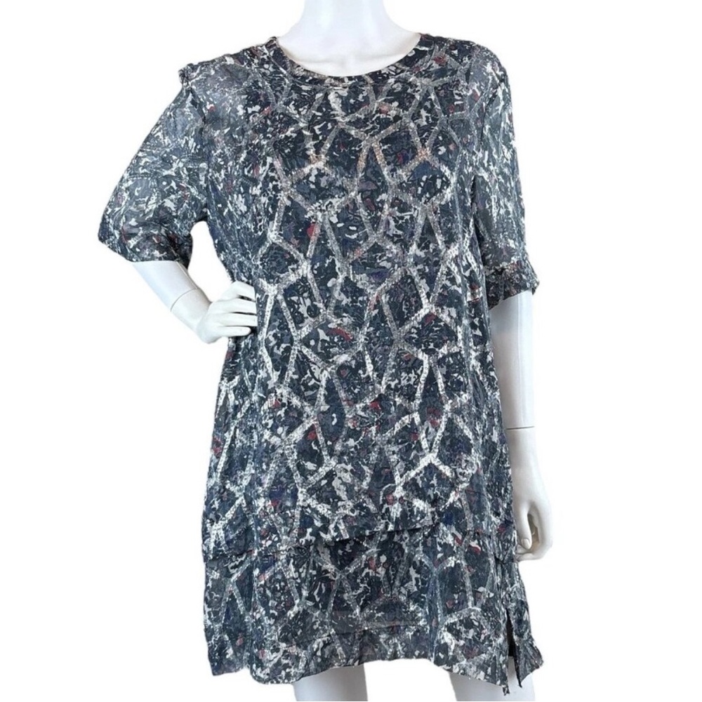 Chic Iro Geometric Patterned Dress - image 2